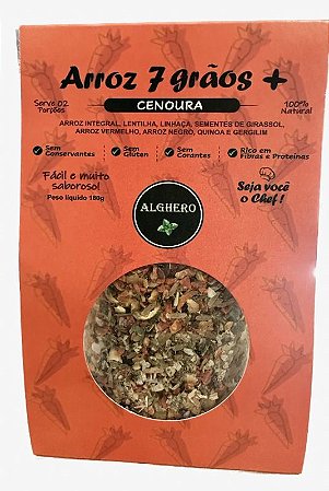 ARROZ 7 GRÃOS + CENOURA