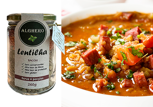 Lentilha Bacon