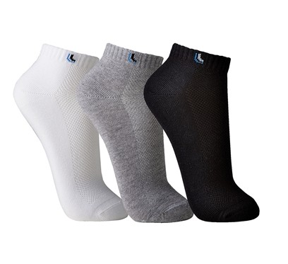 Kit Com 3 Pares De Meia Adulto Masculino Cano Curto  Lupo 3225