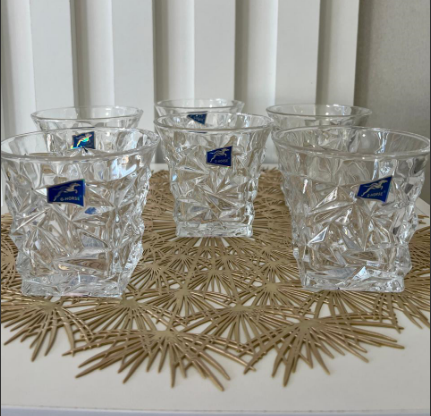 COPOS DE VIDRO PARA WHISKY