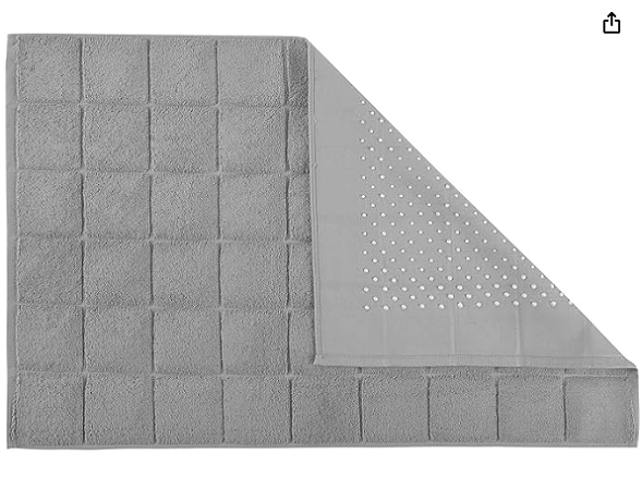 Tapete Antiderrapante 50x75cm Prima Delicatta Teka Branco