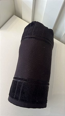 Toalha De Banho Para Bordar Aveludada Dohler Artesanalle Cor Preto e Branco