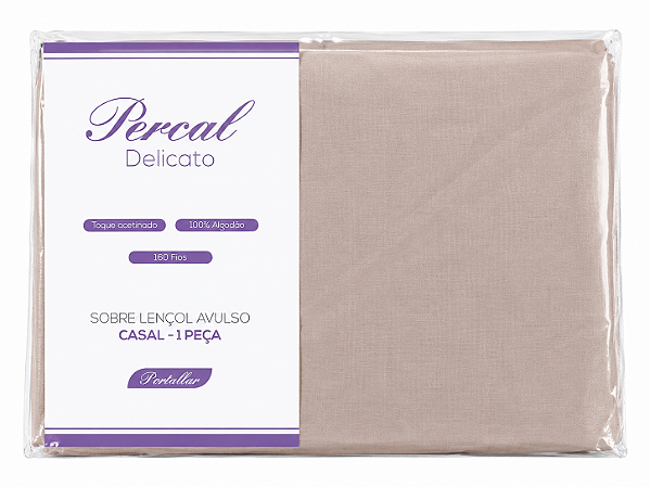 Sobre Lençol Avulso Casal Percal Delicato 160 Fios