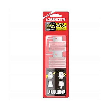 RESISTENCIA LORENULTRA 3T 127V 5500W LORENZET