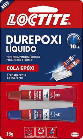 ADESIVO DUREPOXI LIQUIDO 16G 10 MINUTOS