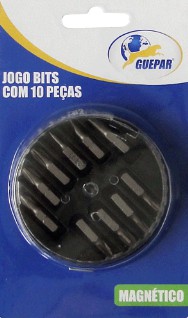 BITS JOGO PHIL/FENDA 10PCS 65MMX1/4 GUEPAR