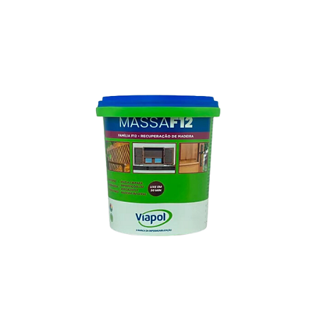 MASSA MADEIRA F-12 JATOBA 400GR VIAPOL
