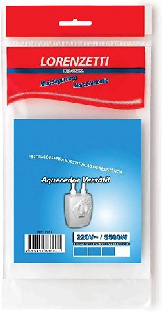 RESISTENCIA AQUECEDOR VERSATIL 220V 5500W LOR