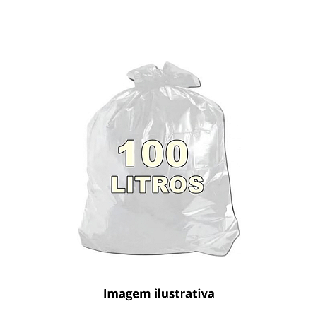 SACO P/LIXO 100LTS TRANSPARENTE CENTO