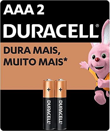 PILHA PALITO AAA C/ 2 UNIDADES DURACELL