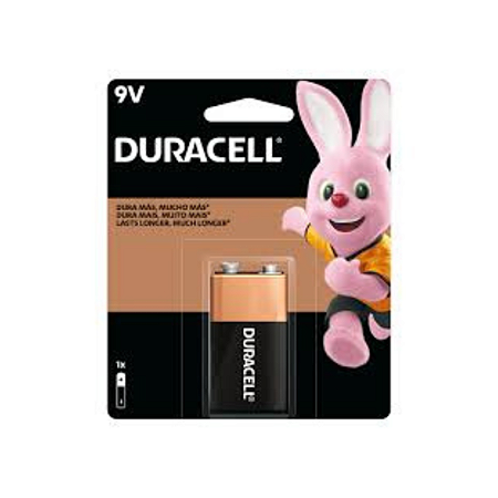 BATERIA 9 VOLTS ALCALINA DURACELL