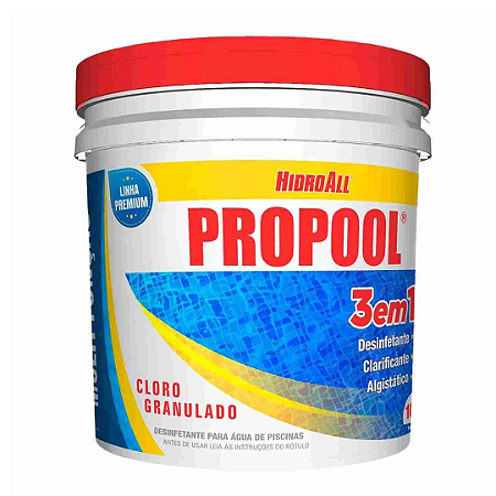 CLORO GRANULADO BALDE 10KG PROPOOL HIDROALL