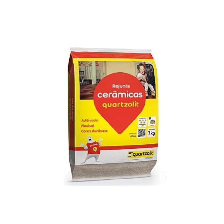 REJUNTE CERAMICA BRANCO 1 KG QUARTZOLIT