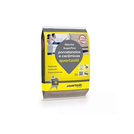 REJUNTE PORCELANATO BRANCO 1 KG QUARTZOLIT
