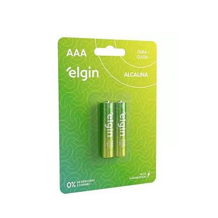 PILHA PALITO AAA C/ 2 UNIDADES ELGIN