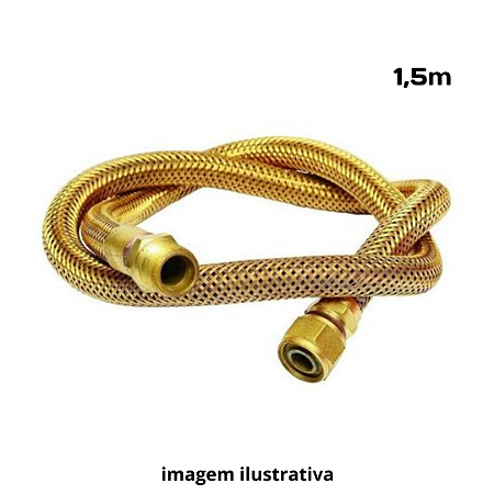 ENGATE TRANCADO COBRE P/ GAS 1,5 M