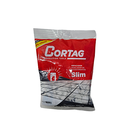 ESPACADOR NIVELADOR SLIM 1,0 MM 100UND CORTAG
