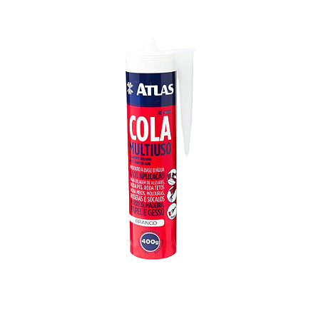 COLA MULTIUSO 400GR BRANCA ATLAS