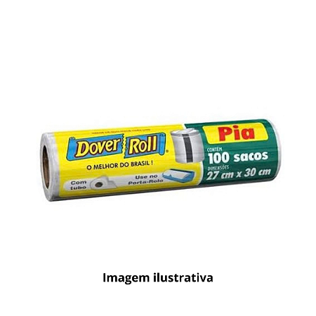 SACO P/ LIXO PIA/BANHEIRO 27X30 50UND DOVER R