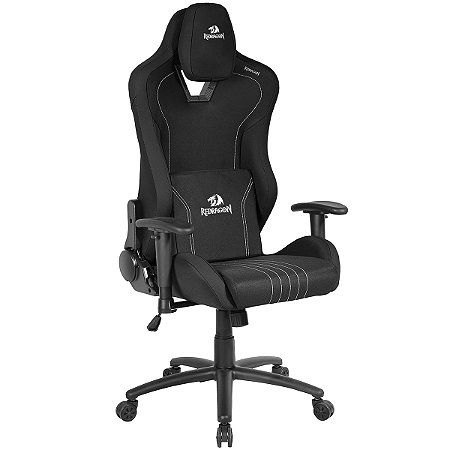 Redragon - Cadeira Gamer HETH com Encosto de Cabela e Lombar - Preto (C313-B)