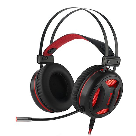 Headset Gamer Redragon MINOS com Microfone USB Preto (H210)