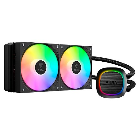 Gamdias - Water Cooler AURA GL 240 V2 Argb Preto