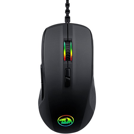 Redragon - Mouse Gamer Stormrage 10.000 DPI RGB 7 Botões Preto (M718 RGB)
