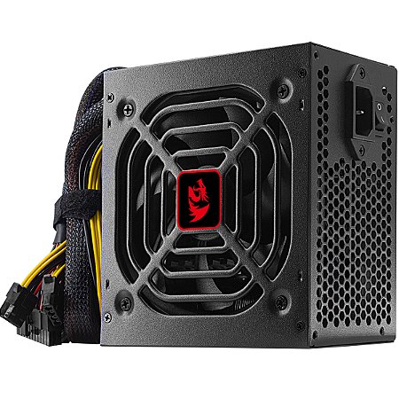 Redragon - Fonte Gamer 400 Watts 80 Plus White Sem Cabo de Força PFC BiVolt (RGPS GC-PS012)