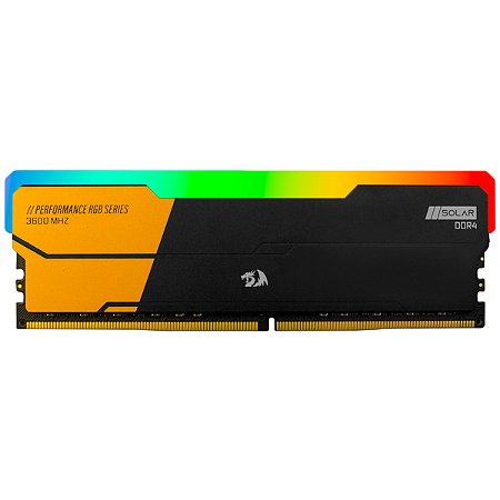 Redragon - Memoria DDR4 SOLAR 8GB 3600MHz/CL18 Rgb (GM-805)