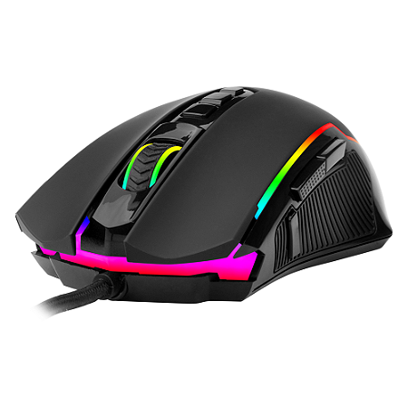 Redragon - Mouse Gamer RANGER Rgb 12400 Dpi 9 Botões Preto (M910-RGB)