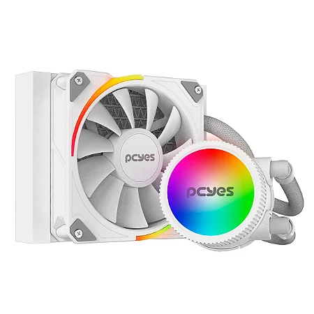 PcYes - Water Cooler SANGUE FRIO 3 Argb White Ghost 120mm Tdp 200W (ARGBSF3120WGBR)