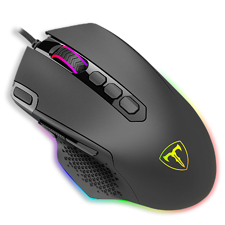 T-Dagger - Mouse Gamer BETTLE Rgb 8000 Dpi 1000Hz 11 Botões Preto