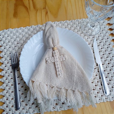 Porta-guardanapo cruz (Páscoa)