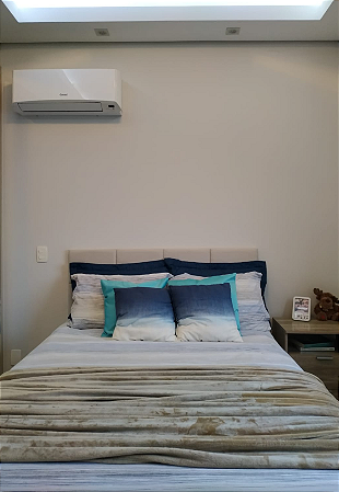 Cabeceira Estofada Casal 8 Blocos Não é Segredo Veludo Austin Cru 140x60