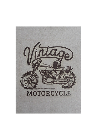 Placa Decorativa Adesiva Não é Segredo Moto MDF 30x40 NS0403