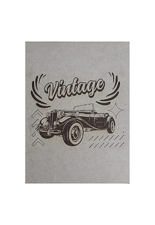 Placa Decorativa Adesiva Não é Segredo Carro MDF 30x40 NS0404