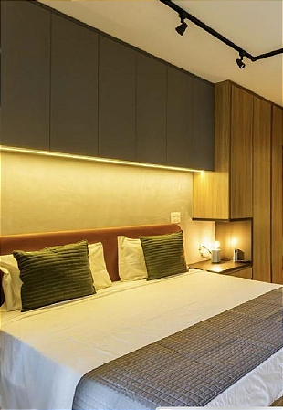 Cabeceira Estofada Queen Orgânica Não é Segredo Courvin Caramelo 160x120