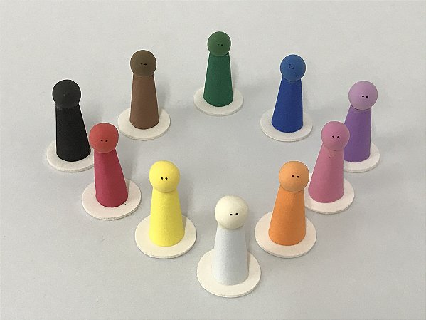 Bonecos para Constelação Familiar na água e na mesa - Sentimentos
