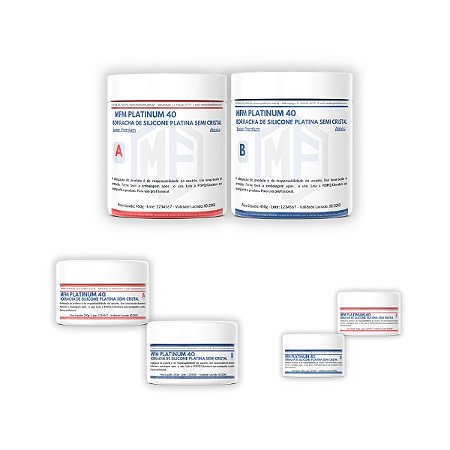 Silicone Platina Semi Cristal Grau Médico MFM-PLATINUM GM40