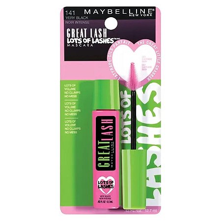 Máscara de Cílios - Great Lash Lots of Lashes - Preto | Maybelline