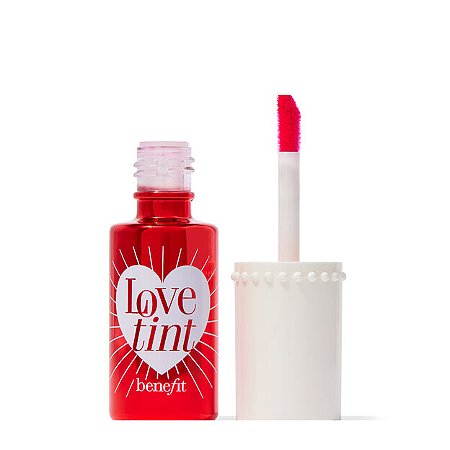 Fiery-red tinted lip & cheek stain - Love Tint | Benefit