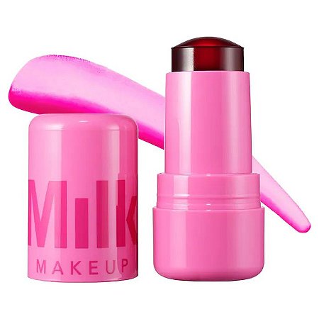 Cooling Water Jelly Tint Lip + Cheek Blush Stain - Cor Burst - Poppy Pink | Milk