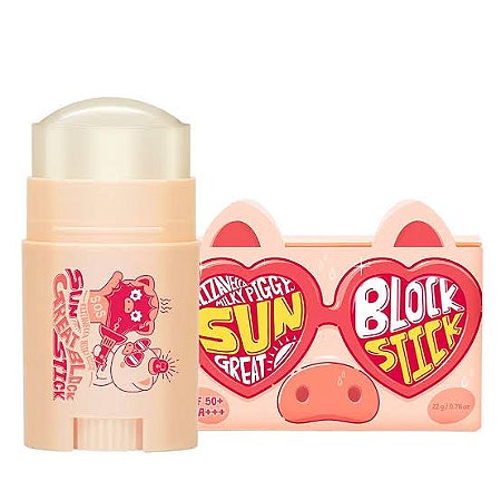 Protetor solar - Milky Piggy Sun Great Block Stick SPF50+ PA+++ | Elizavecca