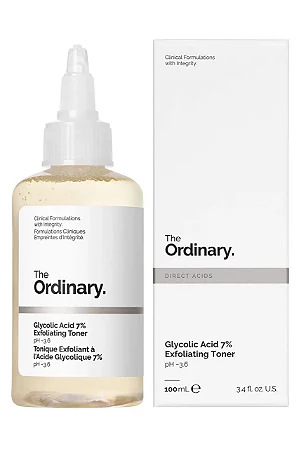Glycolic Acid 7% Exfoliating Toner - 100ml | The Ordinary