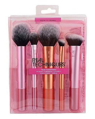 Kit de pincéis - Face Essentials Brush Set | Real Techniques