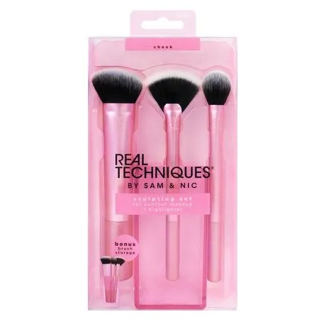 Kit de pincéis - Sculpting Set - 3 Pincéis para Acabamento + Brush Cup Kit | Resl techniques
