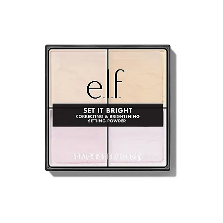 Set It Bright Powder Quad - Cor Light/Medium | Elf