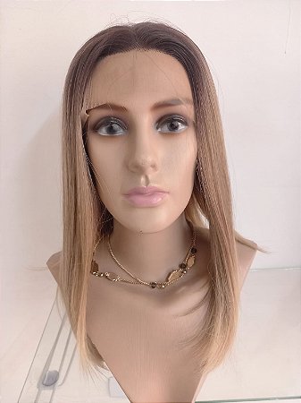 A Lace Front Fibra Premium Long Bob Loiro