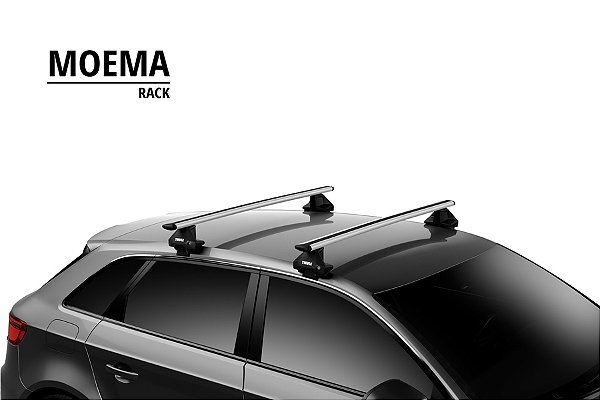 Rack de teto Thule Toyota RAV-4 Teto Liso SUV 2019 em diante Wingbar Evo