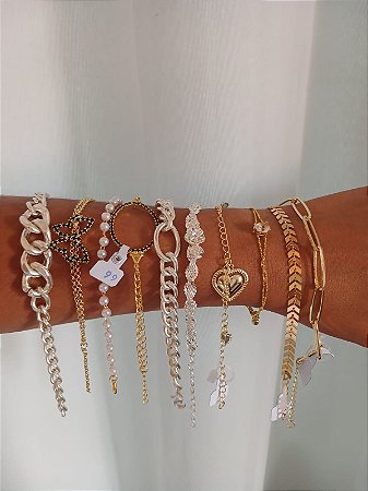 kit 10 Pulseiras  Sortidas